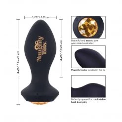 California Exotic Novelties Naughty Bits Shake Your Ass Petite Vibrating Butt Plug Anal Sex Toys