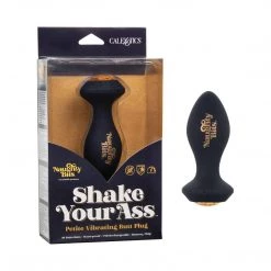 California Exotic Novelties Naughty Bits Shake Your Ass Petite Vibrating Butt Plug Anal Sex Toys