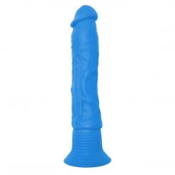 Pipedream Products Dildos Neon Luv Touch Silicone Vibrating Suction Dildo