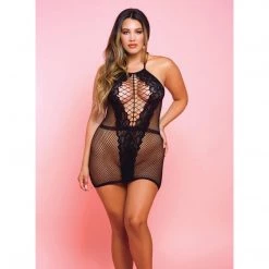 Icollection Lingerie Netted Bad Romance Chemise