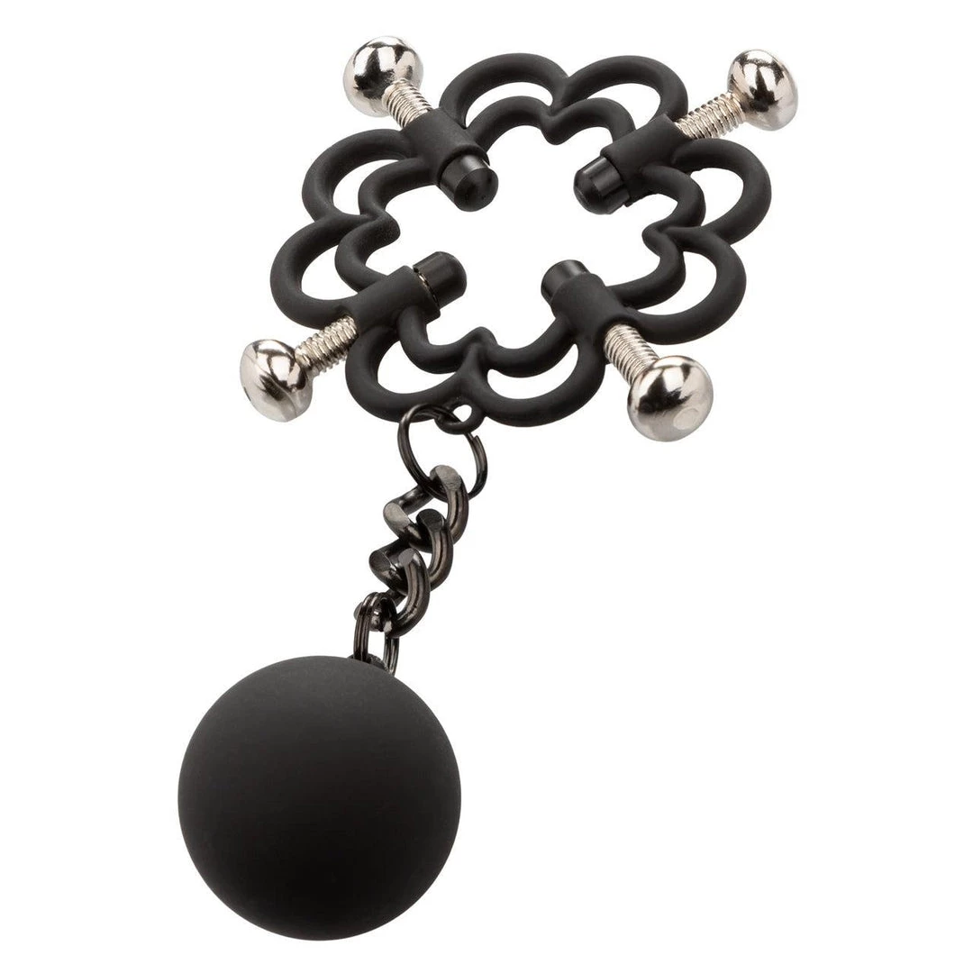 California Exotic Novelties Nipple Grips Power Grip 4-Point Weighted Nipple Press Bondage 5 California Exotic Novelties Nipple Grips Power Grip 4-Point Weighted Nipple Press Bondage