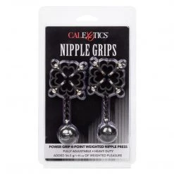 California Exotic Novelties Nipple Grips Power Grip 4-Point Weighted Nipple Press Bondage 16 California Exotic Novelties Nipple Grips Power Grip 4-Point Weighted Nipple Press Bondage