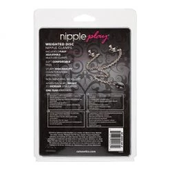 California Exotic Novelties Nipple Play Weighted Disc Nipple Clamps