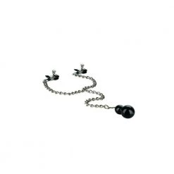 California Exotic Novelties Bondage Nipple Play Weighted Dual Tier Nipple Clamps