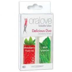 Doc Johnson Oralove Delicious Duo Lickable Lubes 14 Doc Johnson Oralove Delicious Duo Lickable Lubes