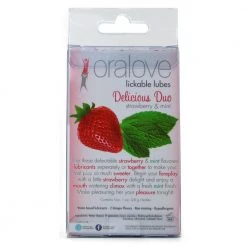 Doc Johnson Oralove Delicious Duo Lickable Lubes 15 Doc Johnson Oralove Delicious Duo Lickable Lubes