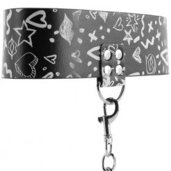 Shots America LLC Ouch Love Street Art Leash & Collar Bondage