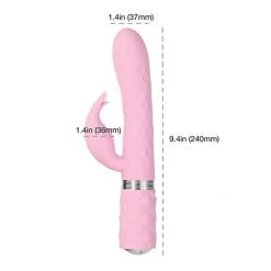 B.M.S. Enterprises PILLOW TALK LIVELY Dual Stimulation Vibrator