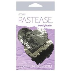 Pastease Color Changing Sequin Heart Nipple Pasties 16 Pastease Color Changing Sequin Heart Nipple Pasties
