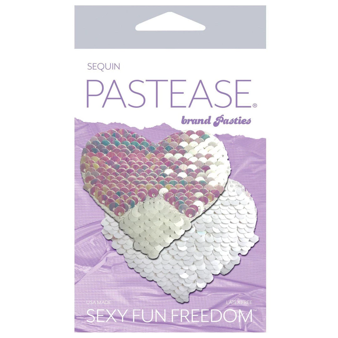 Pastease Color Changing Sequin Heart Nipple Pasties 9 Pastease Color Changing Sequin Heart Nipple Pasties