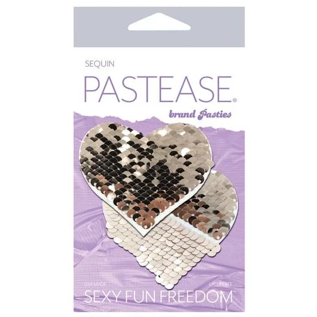 Pastease Color Changing Sequin Heart Nipple Pasties 11 Pastease Color Changing Sequin Heart Nipple Pasties