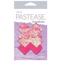 Pastease Flip Sequin Cross Nipple Pasties 15 Pastease Flip Sequin Cross Nipple Pasties