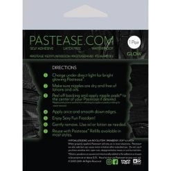 Pastease Glow-in-the-Dark Hearts Nipple Pasties