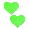 Pastease Glow-in-the-Dark Hearts Nipple Pasties