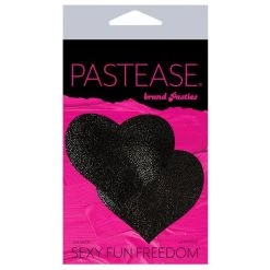 Pastease Liquid Black Heart Nipple Pasties
