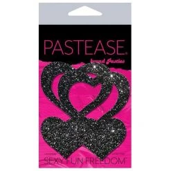 Pastease Peek-a-Boob Glitter Frame & Center Nipple Pasties