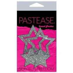 Pastease Peek-a-Boob Glitter Frame & Center Nipple Pasties