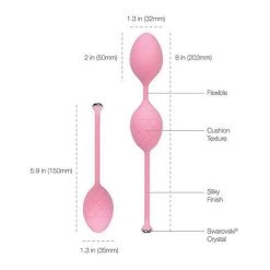 B.M.S. Enterprises Pillow Talk Frisky Pleasure Balls