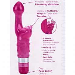 California Exotic Novelties Platinum Butterfly Kiss Vibrator G-Spot Vibrators