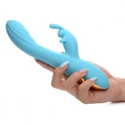 Curve Novelties Rabbit Vibrators Power Bunnies Snuggles Silicone Rabbit Vibrator