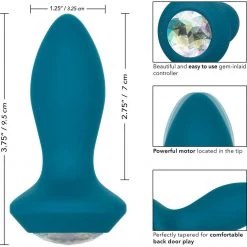 California Exotic Novelties Power Gem Vibrating Petite Crystal Probe