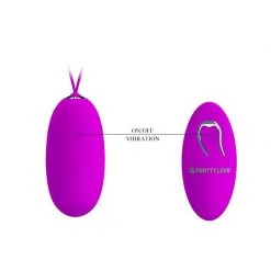 Liaoyang Baile Health Care Produ Bullet & Egg Vibrators Pretty Love Joyce Rechargeable Remote Control Bullet Vibe