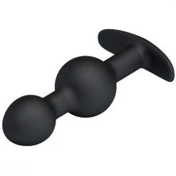 Liaoyang Baile Health Care Produ Pretty Love Silicone Anal Plug With Weighted Balls