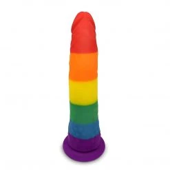 Very Intelligent Ecommerce INC Pride Dildo Silicone Suction Cup Dildo