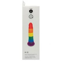 Very Intelligent Ecommerce INC Pride Dildo Silicone Suction Cup Dildo