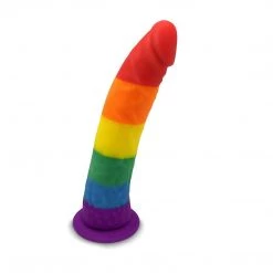 Very Intelligent Ecommerce INC Pride Dildo Silicone Suction Cup Dildo