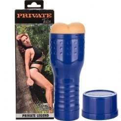 California Exotic Novelties Private Tube Terra White Ass Masturbator Male Masturbators