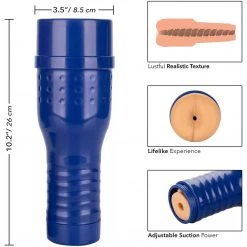 California Exotic Novelties Private Tube Terra White Ass Masturbator Male Masturbators