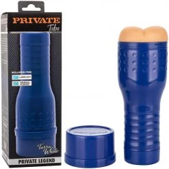 California Exotic Novelties Private Tube Terra White Ass Masturbator Male Masturbators