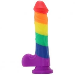 Hott Products Rainbow Pumped Suction Cup Dildo 12 Hott Products Rainbow Pumped Suction Cup Dildo
