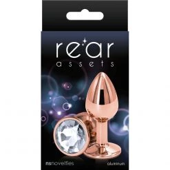 Ns Novelties INC Rear Assets Aluminum Plug With Gemstone 22 Ns Novelties INC Rear Assets Aluminum Plug With Gemstone