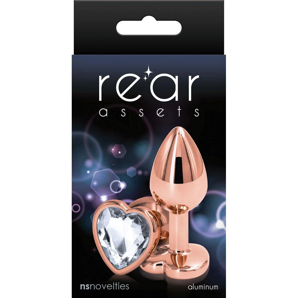 Ns Novelties INC Anal Sex Toys Rear Assets Aluminum Plug With Heart Gem 5 Ns Novelties INC Anal Sex Toys Rear Assets Aluminum Plug With Heart Gem
