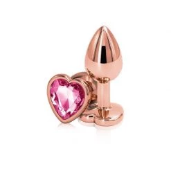 Ns Novelties INC Anal Sex Toys Rear Assets Aluminum Plug With Heart Gem 14 Ns Novelties INC Anal Sex Toys Rear Assets Aluminum Plug With Heart Gem