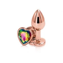 Ns Novelties INC Anal Sex Toys Rear Assets Aluminum Plug With Heart Gem 17 Ns Novelties INC Anal Sex Toys Rear Assets Aluminum Plug With Heart Gem