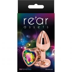 Ns Novelties INC Anal Sex Toys Rear Assets Aluminum Plug With Heart Gem 19 Ns Novelties INC Anal Sex Toys Rear Assets Aluminum Plug With Heart Gem