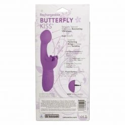 California Exotic Novelties Rechargeable Butterfly Kiss Vibrator 39 California Exotic Novelties Rechargeable Butterfly Kiss Vibrator