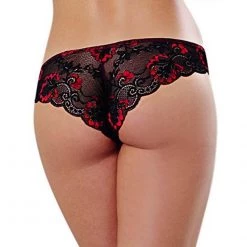 Dreamgirl International Lingerie Red Glamour Girl Panty