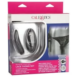 California Exotic Novelties Remote Control Lace Thong Set