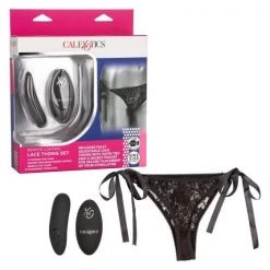California Exotic Novelties Remote Control Lace Thong Set