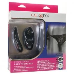 California Exotic Novelties Remote Control Lace Thong Set