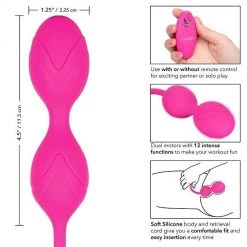 California Exotic Novelties Remote Dual Motor Kegel System Sex Toys For Women 15 California Exotic Novelties Remote Dual Motor Kegel System Sex Toys For Women