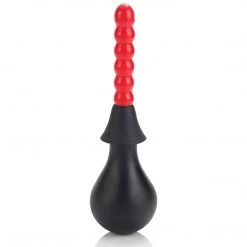 California Exotic Novelties Ribbed Anal Douche With Attachments Anal Sex Toys