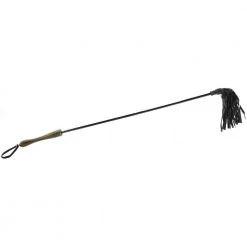 Rouge Group Ltd Rouge Leather Riding Crop With Wooden Handle