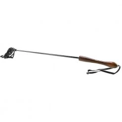 Rouge Group Ltd Rouge Leather Riding Crop With Wooden Handle