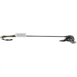 Rouge Group Ltd Rouge Leather Riding Crop With Wooden Handle