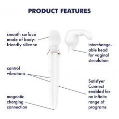 Eis INCsatisfyer Satisfyer Double Wand-er Vibe Vibrators 18 Eis INCsatisfyer Satisfyer Double Wand-er Vibe Vibrators